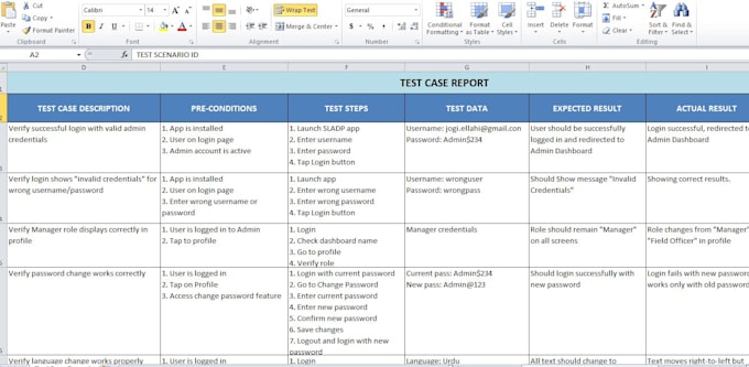 deliver detailed bug reports and test cases for your API, web, mobile
