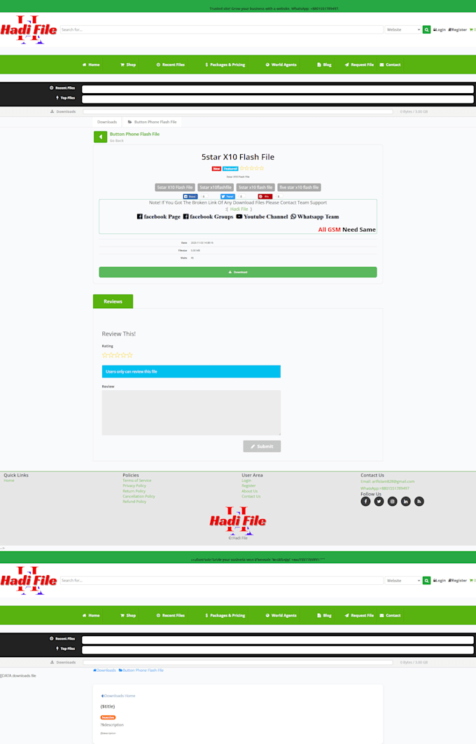build a secure GSM file downloading server script for you