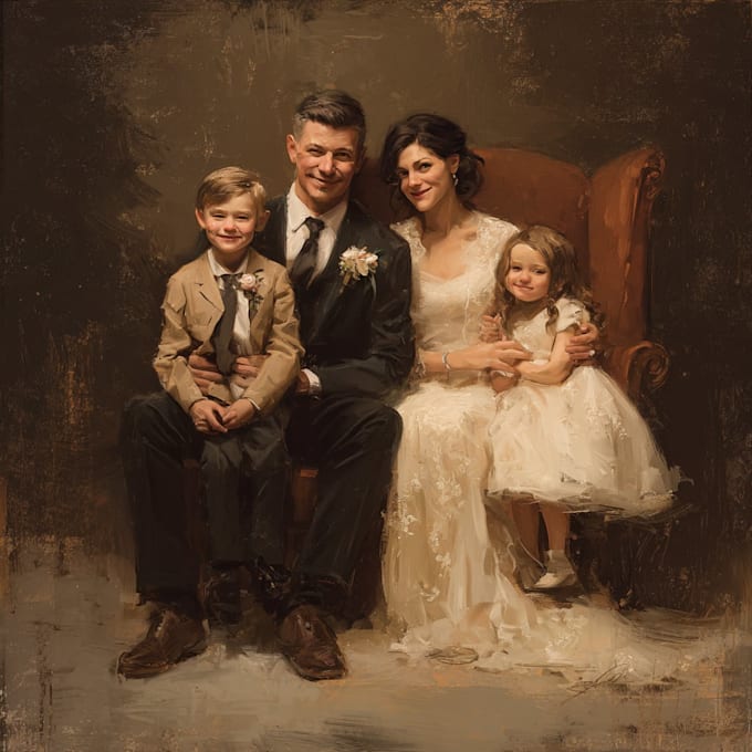 draw a wonderful family portrait