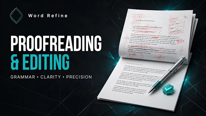 proofread and edit your document, article or content