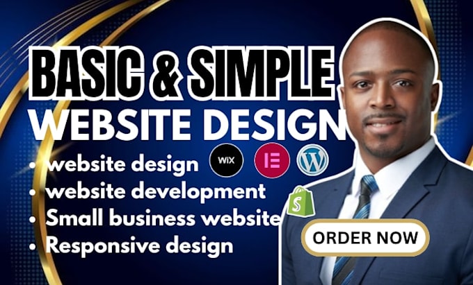 create a basic website or simple wordpress website