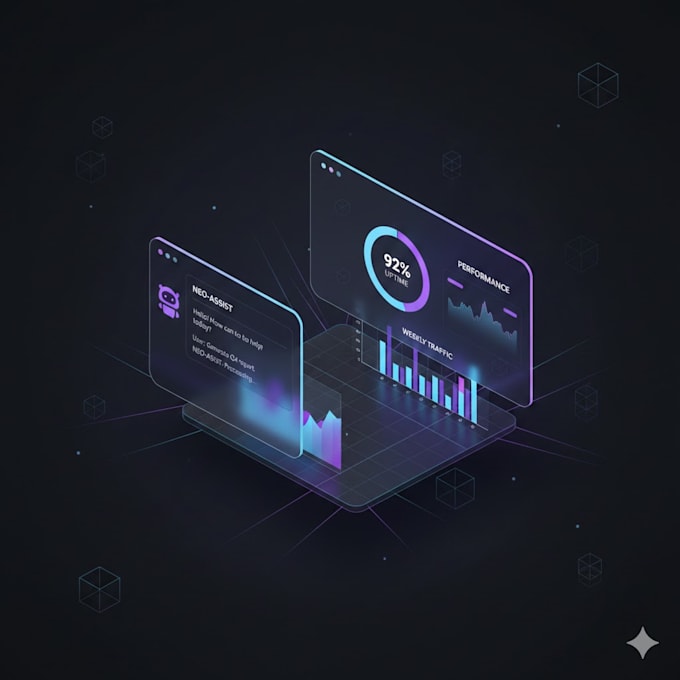 build an ai website chatbot saas and web app US based
