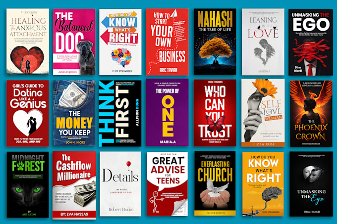 design professional book cover, ebook cover and kdp cover design