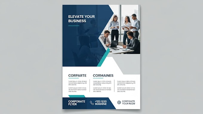 design flyers and product displays