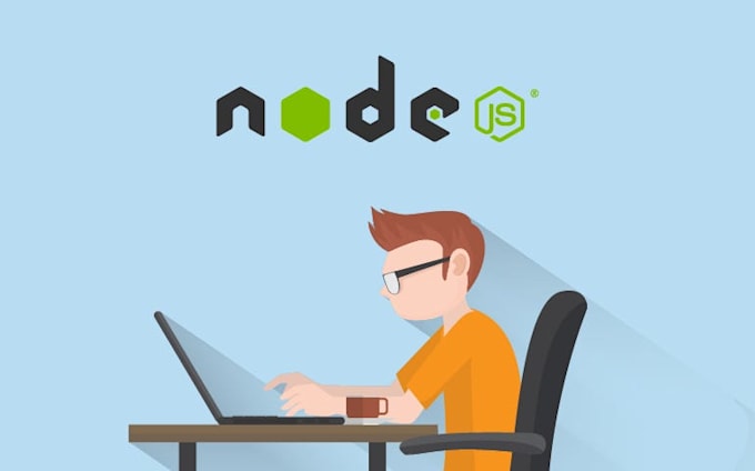 develop custom API, server, and database in node js