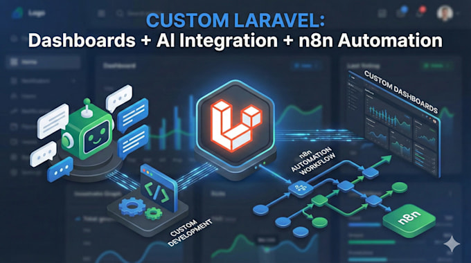 build laravel applications, ai chatbots,  n8n automation workflows