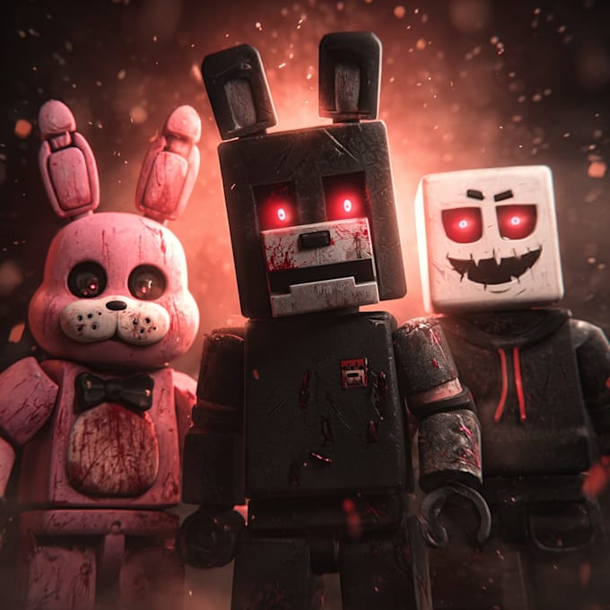 do thumbnail youtube horror creepy ,roblox, minecraft gaming