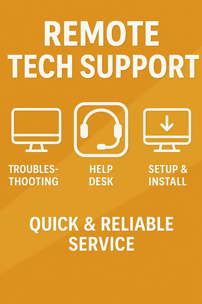 fix your computer, laptop, network, email, and provide remote IT support