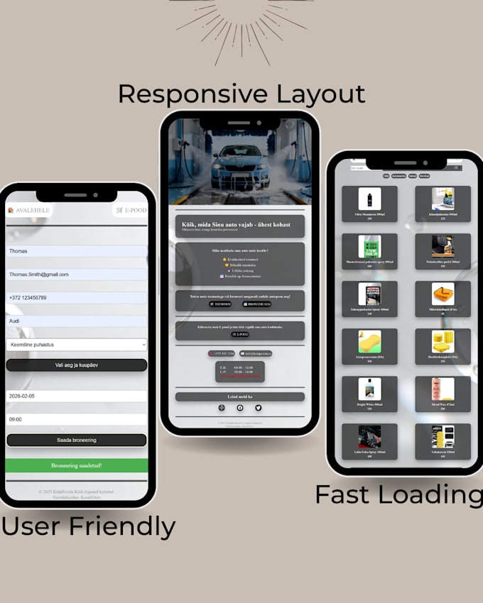 build a custom responsive website for your business or portfolio