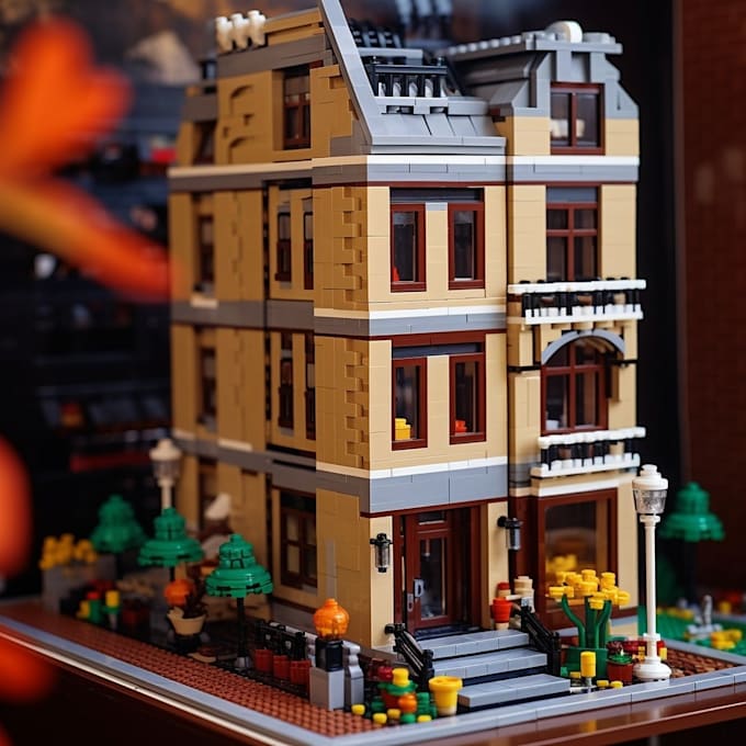 Lego Model Sample Design digital lego model set complete with instructions by Daniel_fdn ...