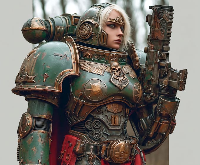 create a warhammer 40k table top miniature painter
