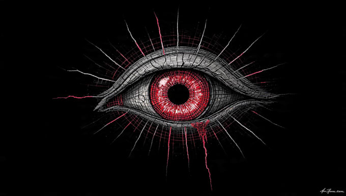 draw dark art illustration