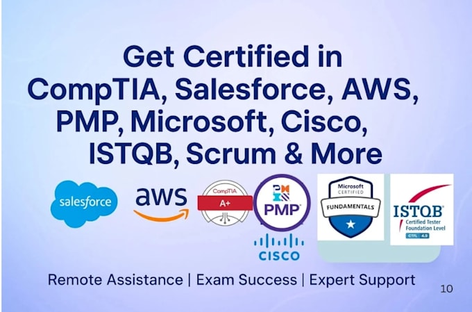 help you get comptia pmp certifications scrum psm microsoft AWS itil salesforce
