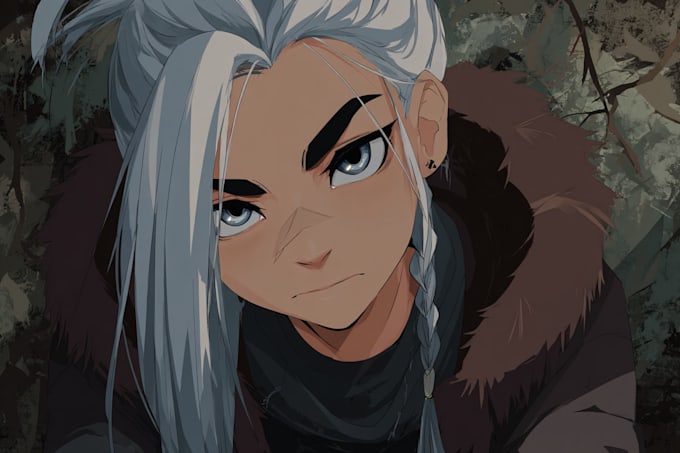 create a illustration anime or roleplaying character
