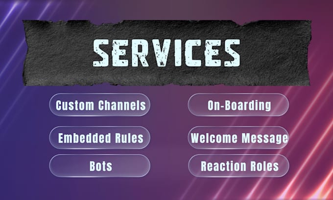 design a discord server to your liking