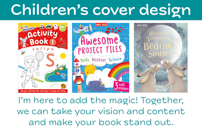 design your childrens book cover with your images