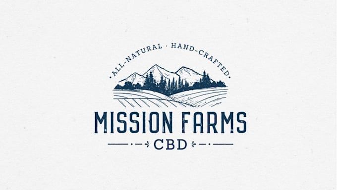 design high quality mountain logo