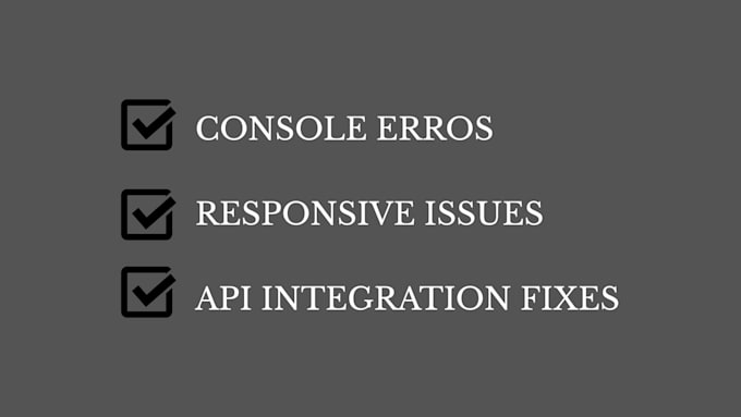 fix bugs in javascript, react js, node js or mysql database