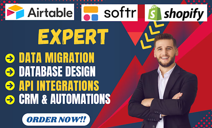 airtable automation shopify airtable softr expert airtable crm airtable database