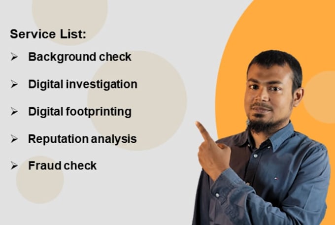 do background check and online investigation using osint