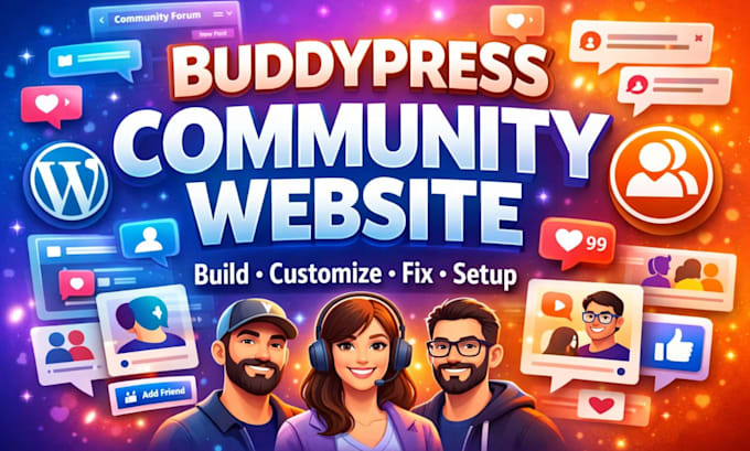 create buddypress member profiles groups and activity setup