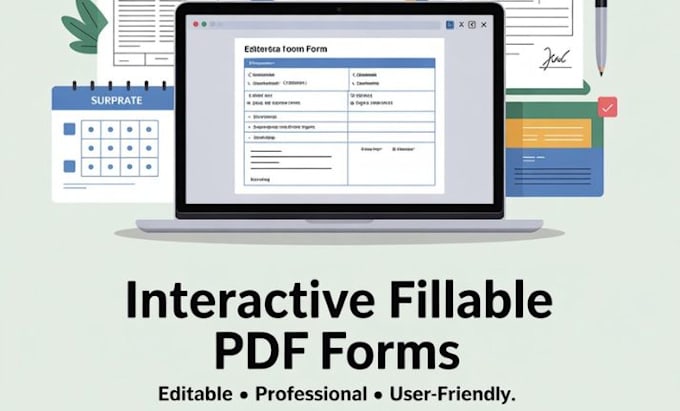 Create interactive pdf editable fillable pdf forms on acrobat, indesign ...