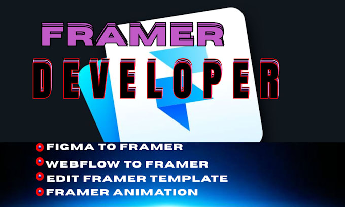 edit framer website, design or redesign framer template, framer landing page