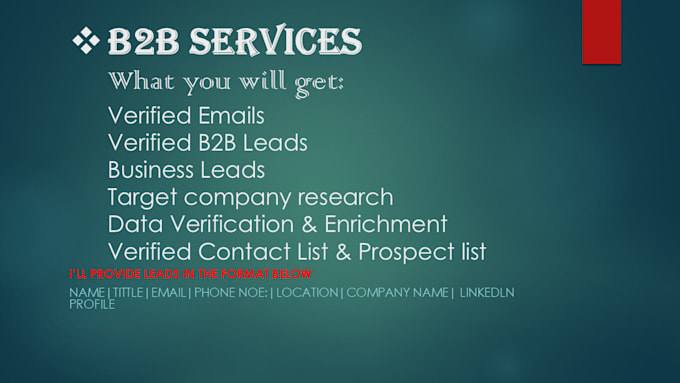 provide hyper targeted b2b leads for saas and tech startups