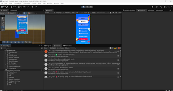 fix any unity bug, error, or crash in your project fast