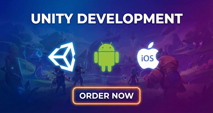 develop a professional 2d or 3d unity game for mobile