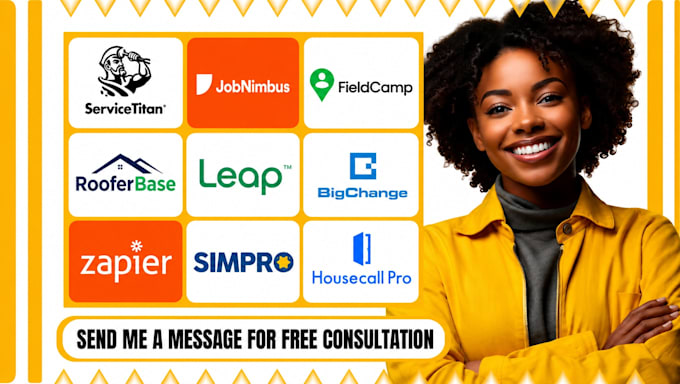 servicetitan jobnimbus fieldcamp rooferbase leap bigchange roofing CRM simpro