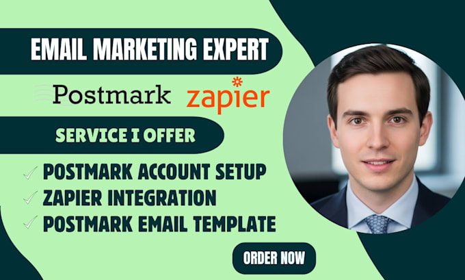 design postmark email template zapier integration postmark marketing emails