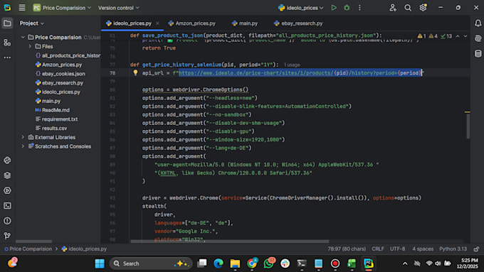 do python web scraping, data extraction and automation bots