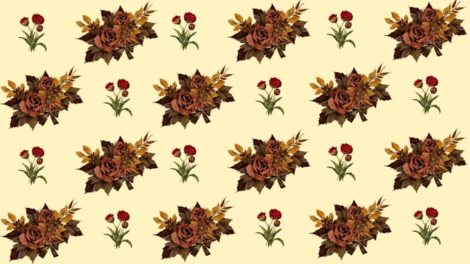 design unique seamless pattern, textile print, and packaging