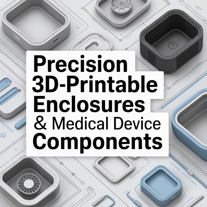 design 3d printable enclosures and medical device components