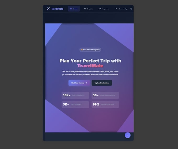 design a modern responsive website