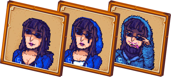 create a stardew valley style portrait for you