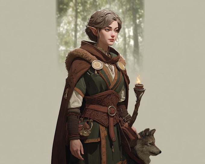 do dnd character art illustration commissions
