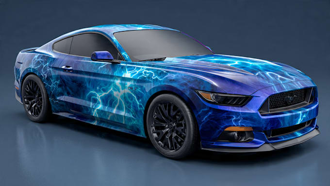 make unique car, van, vehicle wrap design or vehicle sticker