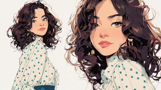 do semi realistic character design