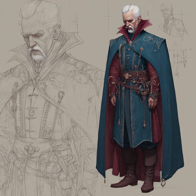 draw a dnd character art illustration commissions