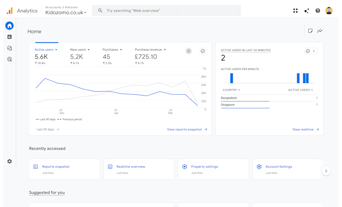 setup, fix google analytics, ads conversion tracking, ga4 ecommerce tracking