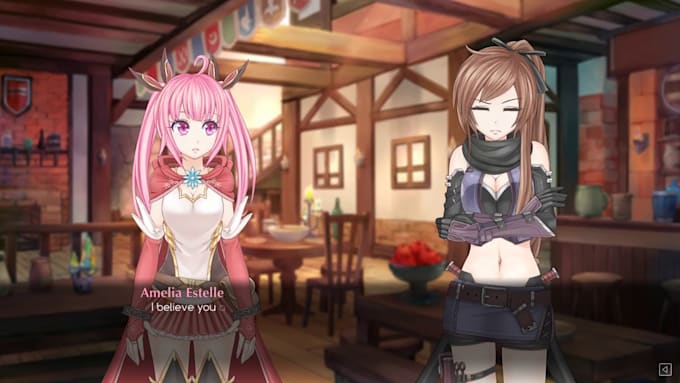 create an adventure or visual novel game