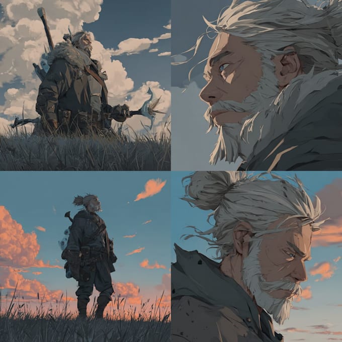 character concept art and character design