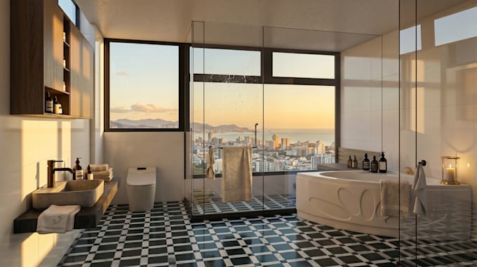 do photorealistic 3d modeling and high quality 4k rendering