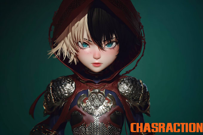design anime style game characters