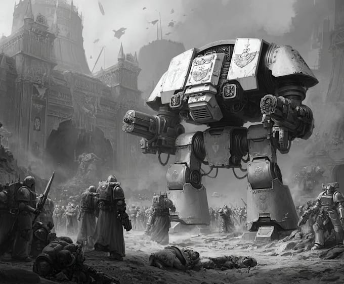 do a warhammer 40k table top miniature painter