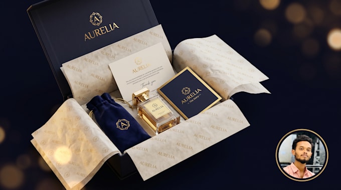 do complete brand identity design for perfume and fragrance brand
