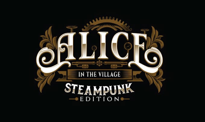 create awesome vintage steampunk logo with vector file