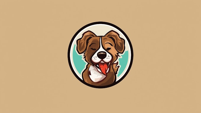 custom dog logo design